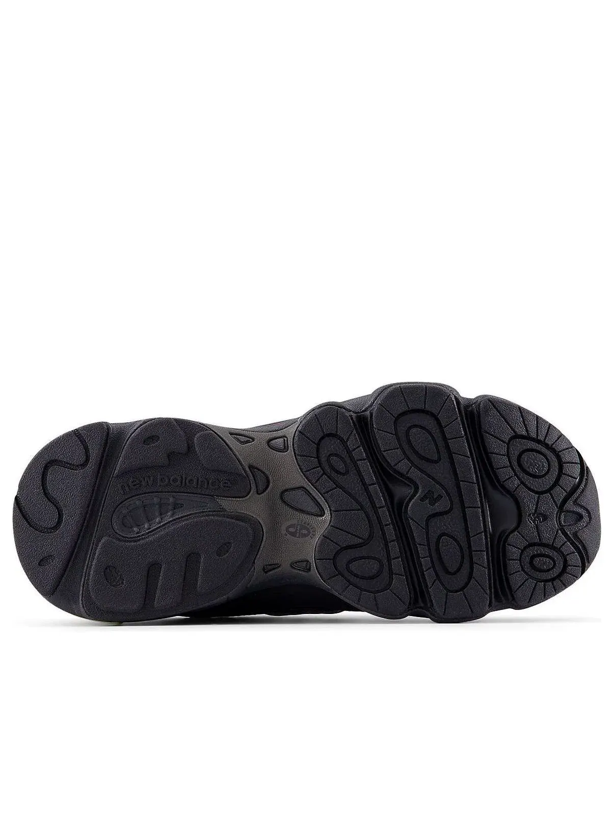 Детские кроссовки с шнуровкой New Balance 1000 Iron Black Lime — изображение 5 из 5, черный