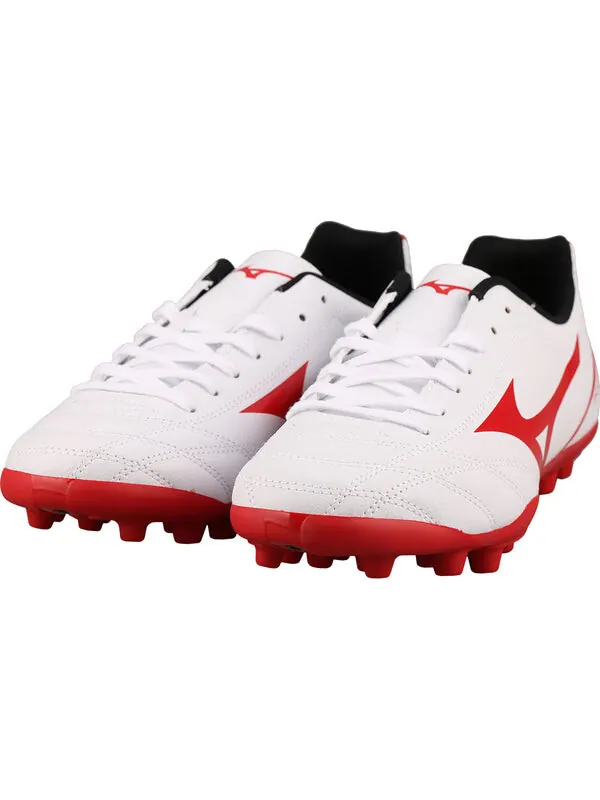 Кроссовки potrero wide ag short nail soccer shoes white/red Mizuno — изображение 3 из 4, белый, красный