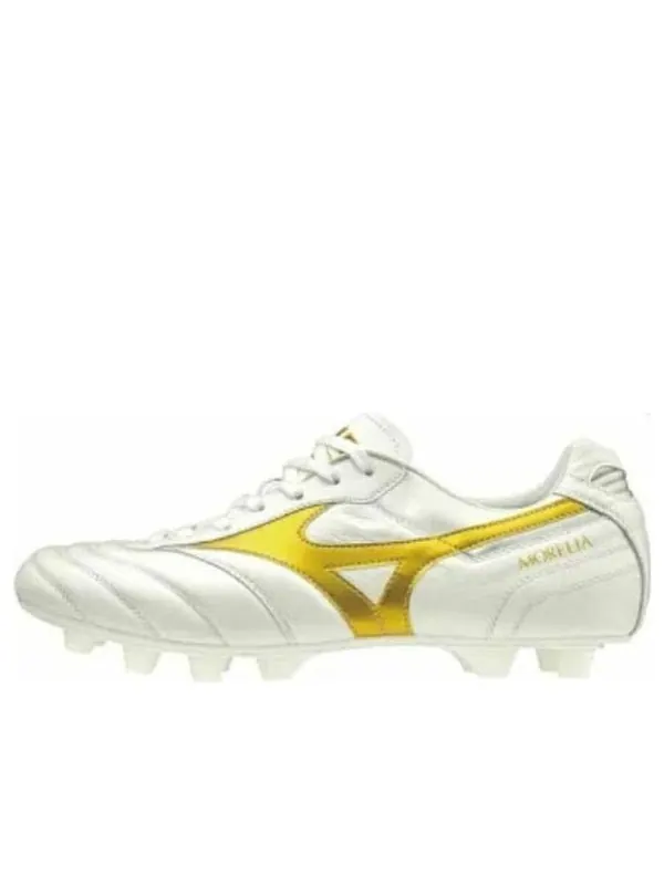 Кроссовки morelia 2 japan shoes 'white gold' Mizuno — изображение 1 из 4, белый/золотистый