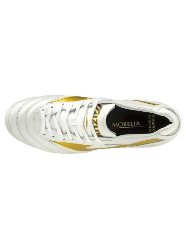Кроссовки morelia 2 japan shoes 'white gold' Mizuno — изображение 3 из 4, белый/золотистый
