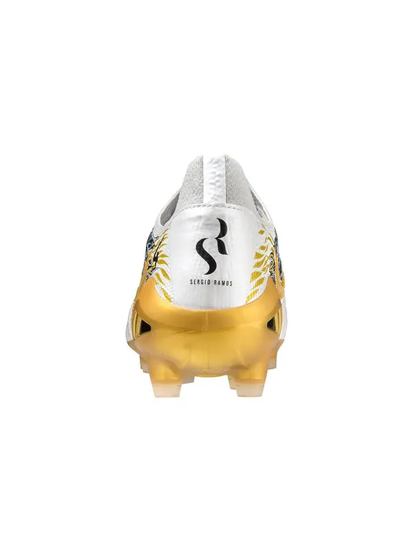 Кроссовки sergio ramos x morelia neo 3 beta sr4 'lion and wolves' Mizuno — изображение 4 из 4, белый/золотистый