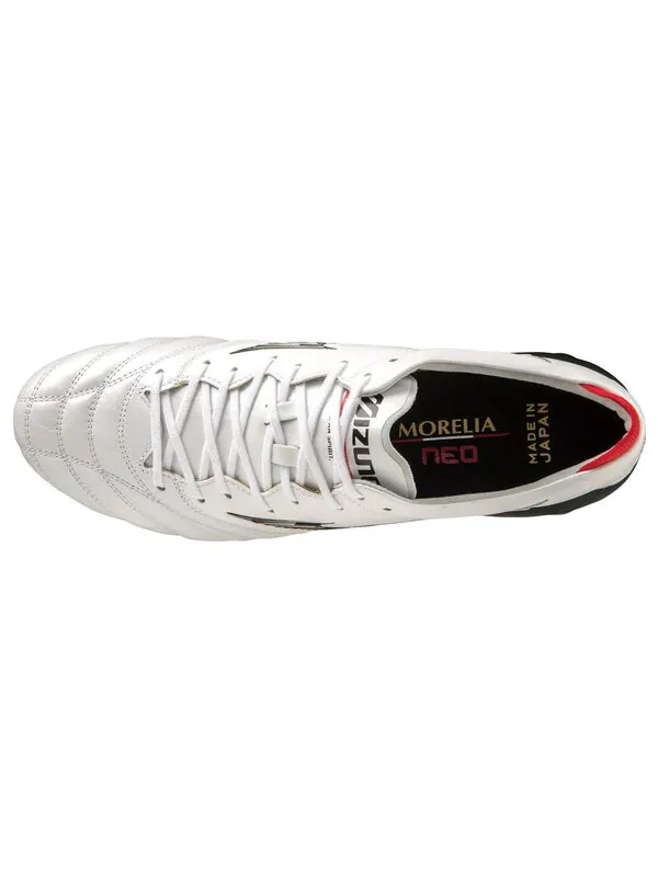 Кроссовки morelia neo iv ag 'white black' Mizuno — изображение 4 из 4, белый/черный/красный