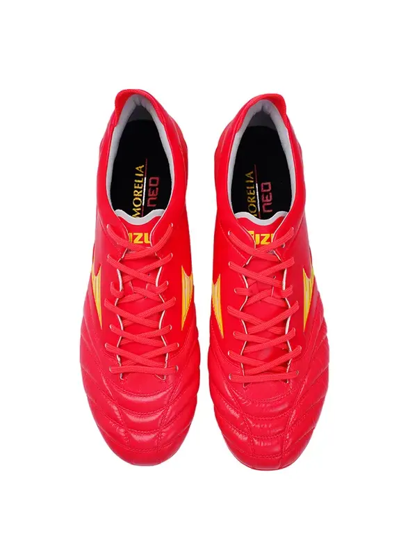 Кроссовки morelia neo4 iv elite 'red' Mizuno — изображение 3 из 4, красный/золотистый