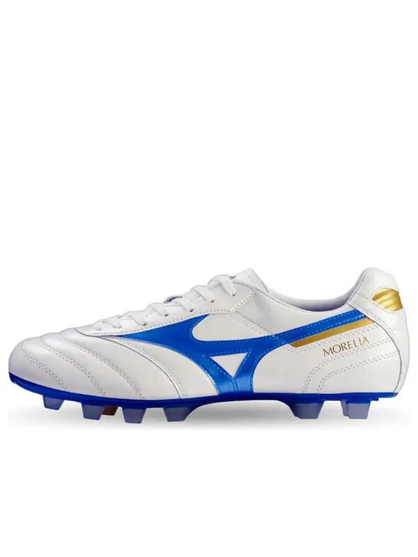 Кроссовки morelia ii japan fg 'mugen pack white blue' Mizuno — изображение 1 из 4, белый/синий/золотистый