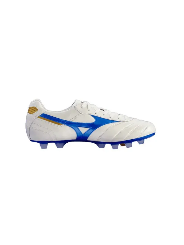 Кроссовки morelia ii japan fg 'mugen pack white blue' Mizuno — изображение 2 из 4, белый/синий/золотистый