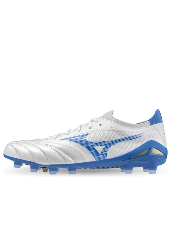 Кроссовки morelia neo iv beta elite fg 'mugen pack white blue' Mizuno — изображение 1 из 4, белый/синий/золотистый