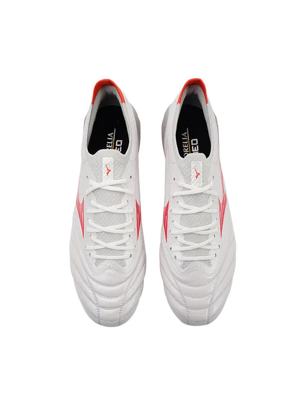 Кроссовки morelia neo4 iv beta 'white red' Mizuno — изображение 3 из 4, белый/красный