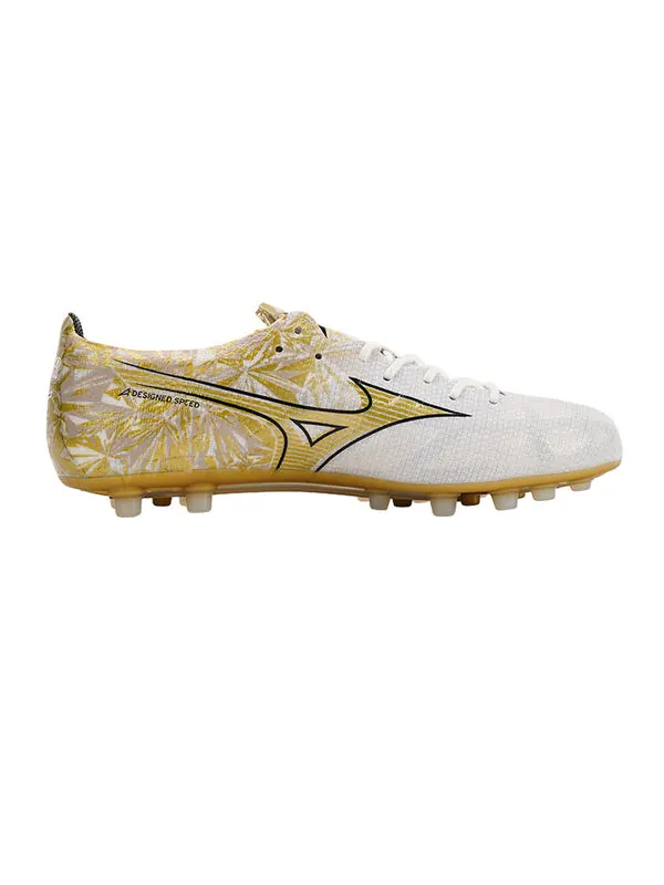 Кроссовки alpha elite ag 'white gold' Mizuno — изображение 2 из 4, белый/золотистый/черный