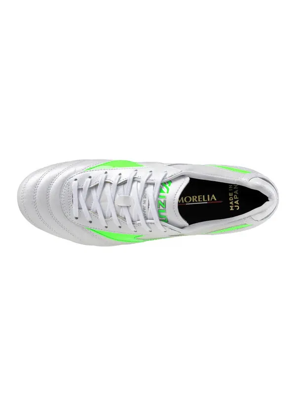 Кроссовки morelia ii made in japan fg 'frontier pack white green gecko' Mizuno — изображение 4 из 4, белый/зеленый