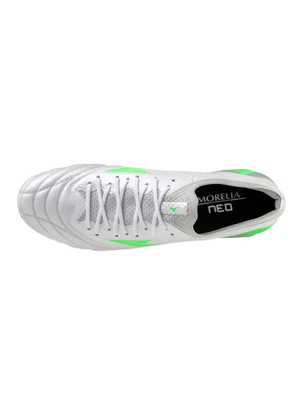 Кроссовки morelia neo iv beta elite fg 'frontier pack white green gecko' Mizuno — изображение 3 из 4, белый/зеленый
