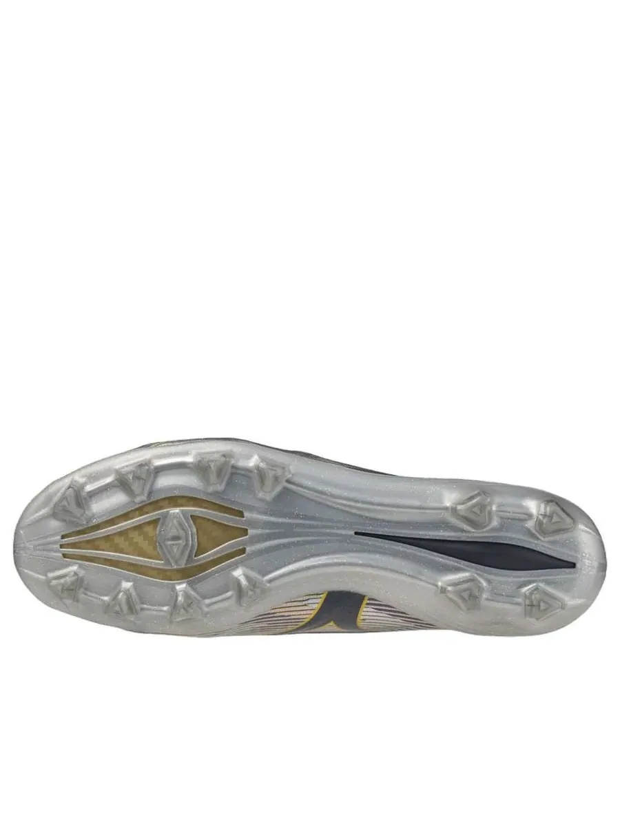 Кроссовки Mizuno Alpha 2 Japan FG 'Platinum Silver Pack Silver Gold' — изображение 4 из 4, серебряный