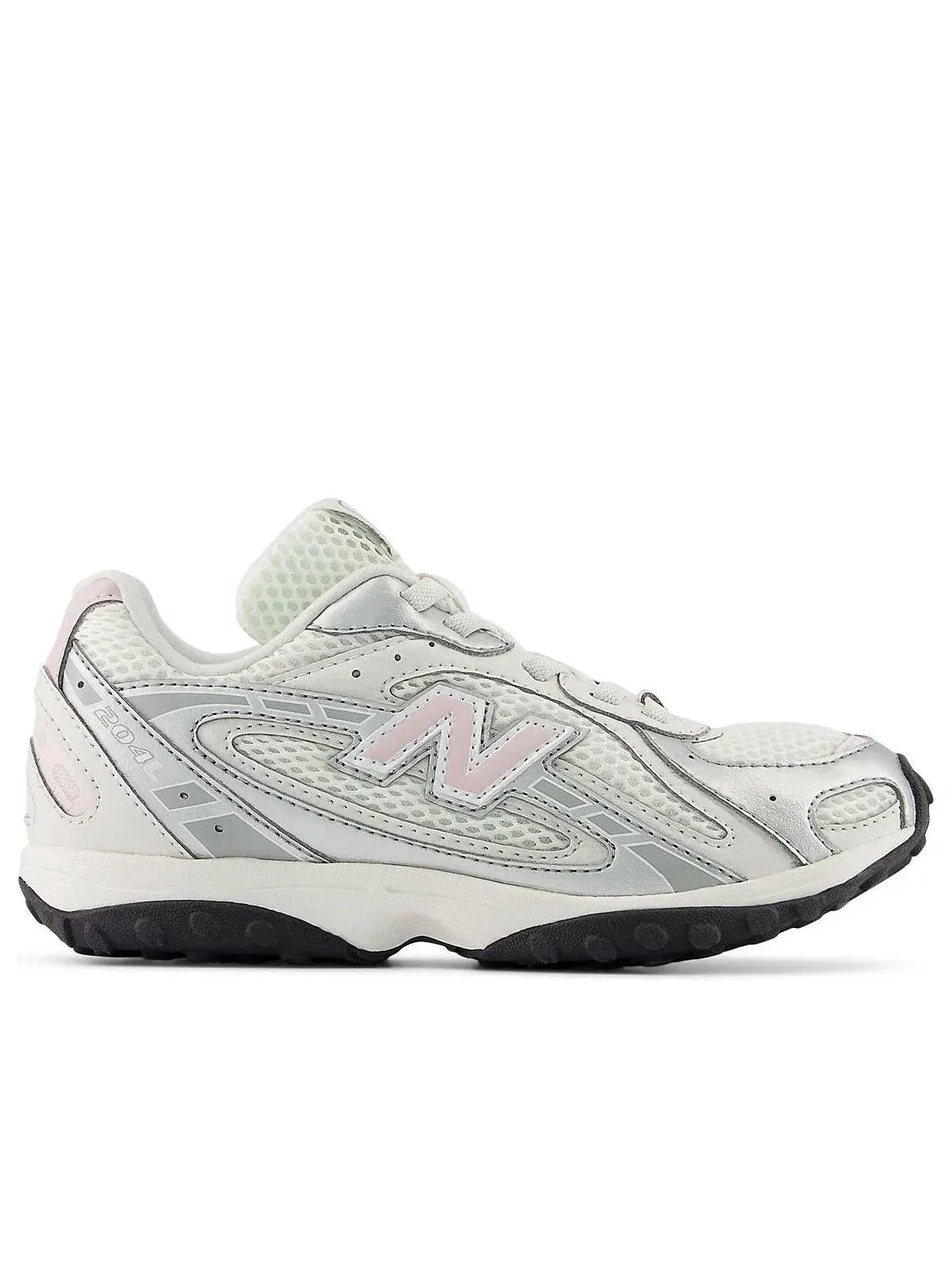 Детские кроссовки с шнуровкой-эластичной New Balance 204L — изображение 2 из 6, белый