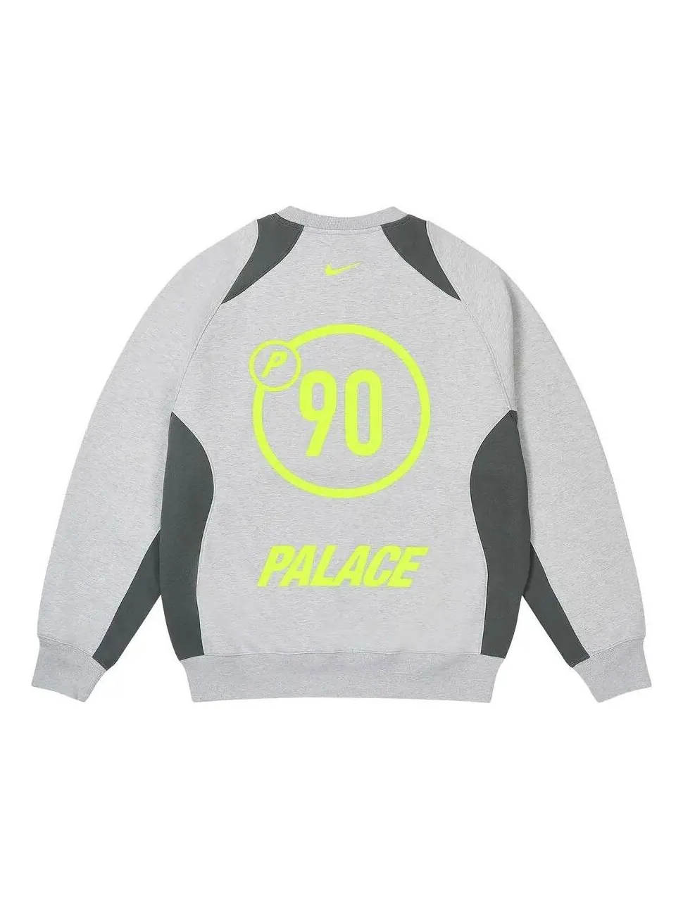 Nike x Palace Total P90 Crew 'Grey Marl' — изображение 2 из 2, серый