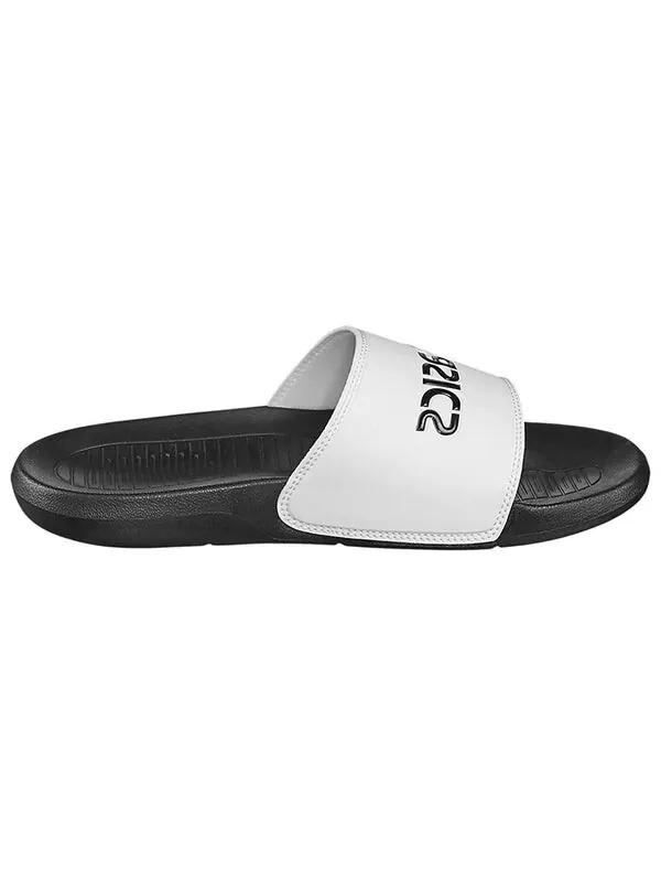 Тапочки as003 'black white' Asics — изображение 3 из 4, черный/белый