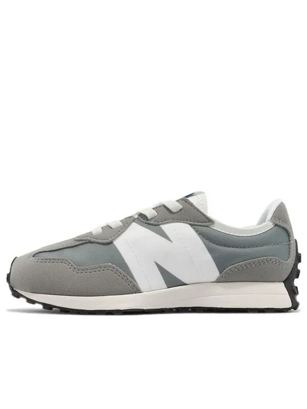 Кроссовки 327 банджи шнурки New Balance — изображение 1 из 3, серый/синий