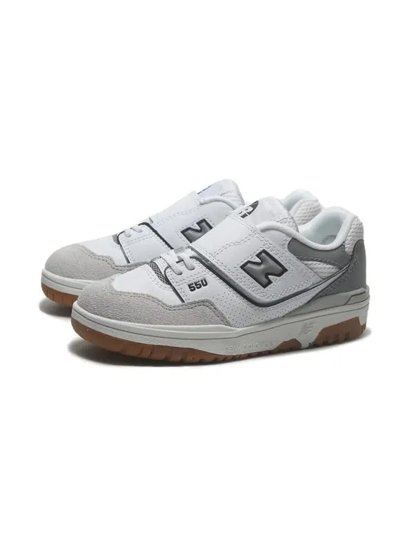 Кроссовки 550 'grey' New Balance — изображение 2 из 4, серый/белый