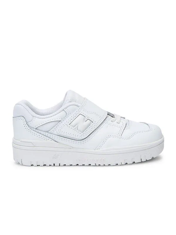 Кроссовки nb 550 банджи-шнурок с верхним ремешком New Balance — изображение 2 из 4, белый