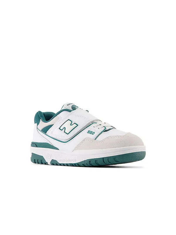 Кроссовки 550 с эластичной шнуровкой и ремешком сверху New Balance — изображение 3 из 4, белый/винтажный