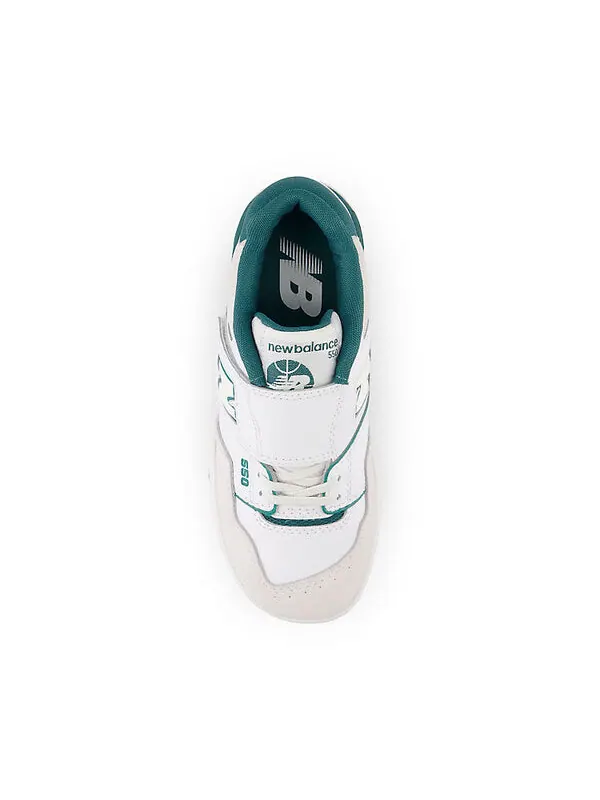 Кроссовки 550 с эластичной шнуровкой и ремешком сверху New Balance — изображение 4 из 4, белый/винтажный