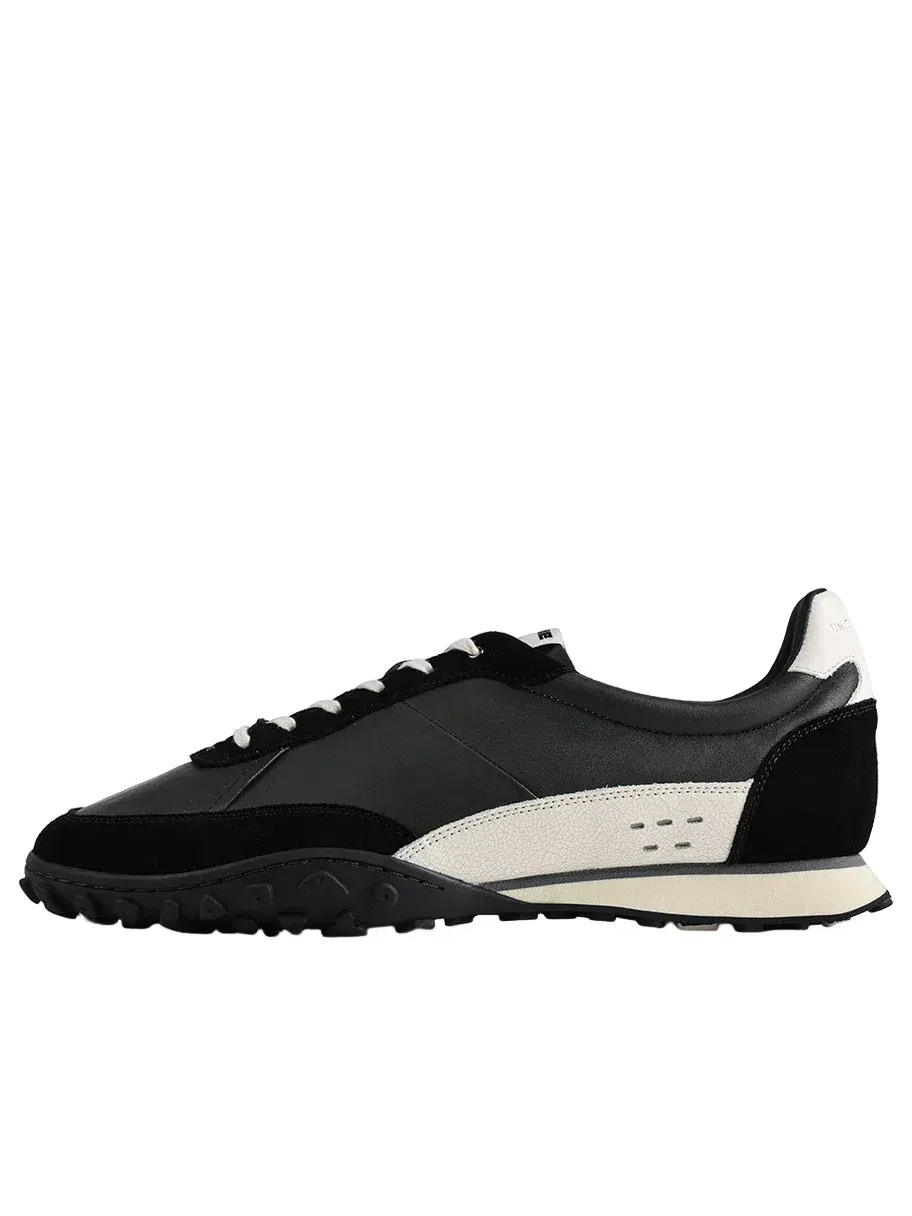 Мужские кроссовки с кожаным верхом Pane Crest Kick Black