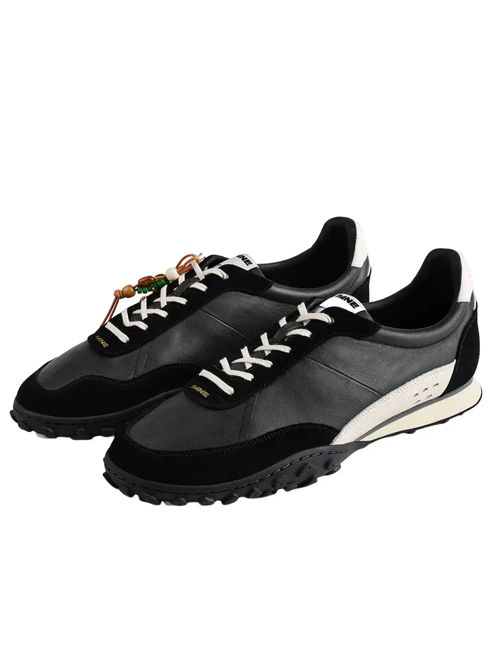 Мужские кроссовки с кожаным верхом Pane Crest Kick Black — изображение 3 из 6, черный