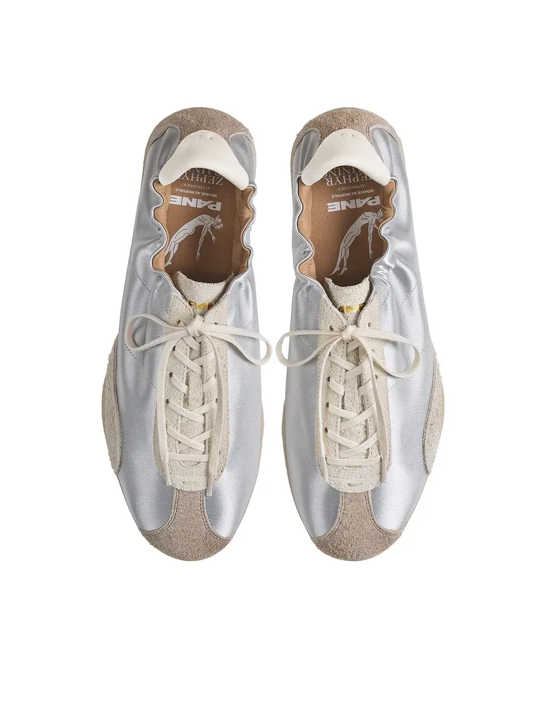Мужские кроссовки с шнуровкой Pane Zephyr Sterling — изображение 3 из 6, серебряный