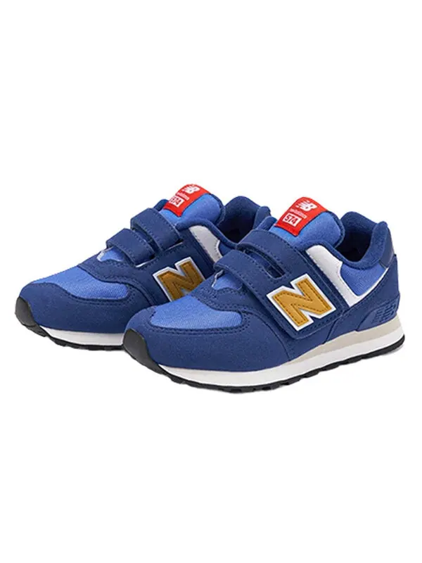 Кроссовки 574 обувь New Balance — изображение 2 из 4, синий/белый/красный