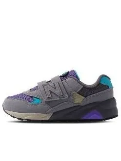 Кроссовки 580 на липучке New Balance — изображение 1 из 4, серый индиго