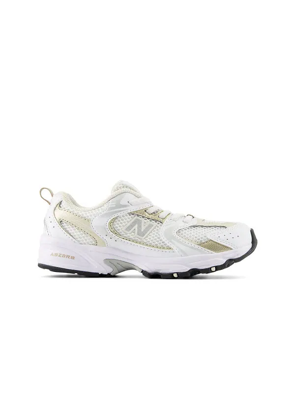 Кроссовки 530 банджи-кроссовки New Balance — изображение 2 из 4, белый/золотистый