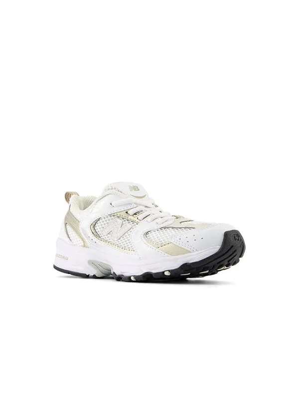 Кроссовки 530 банджи-кроссовки New Balance — изображение 3 из 4, белый/золотистый