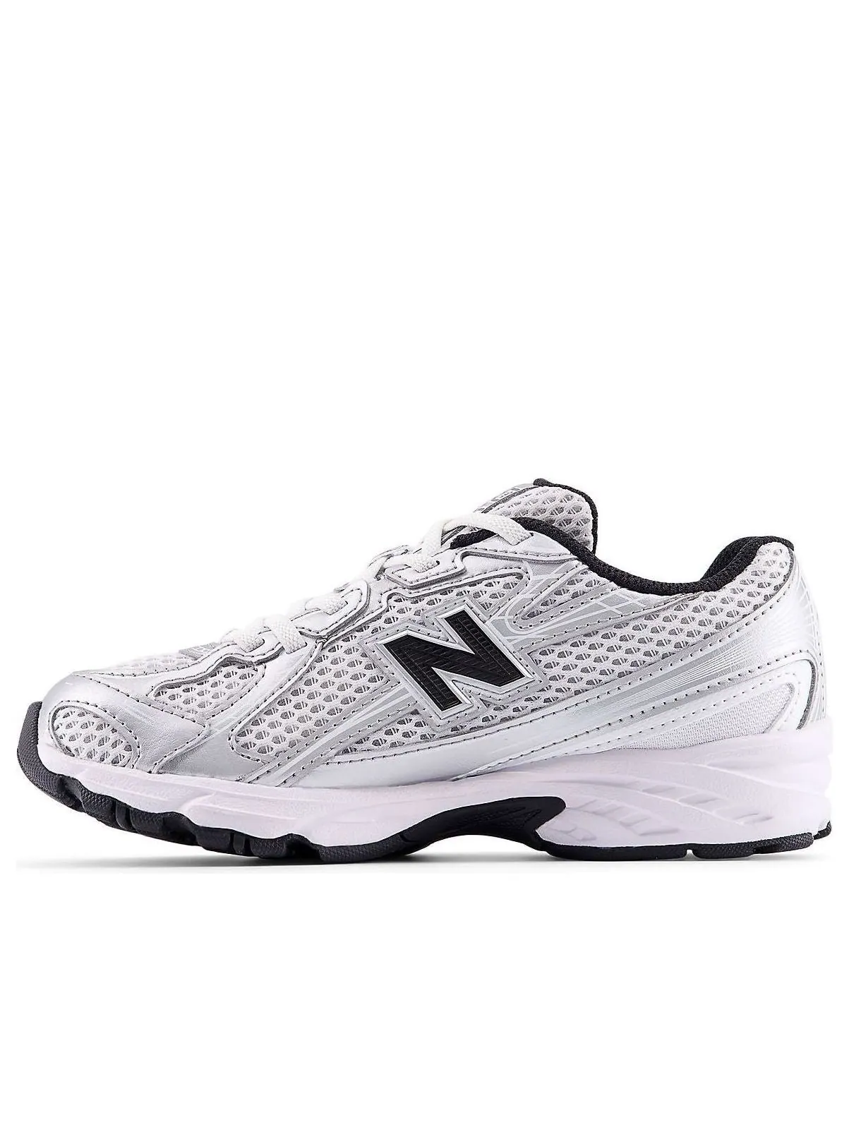 (PS) Кроссовки New Balance 740 Bungee Lace 'Grey Black' — изображение 1 из 5, серый/черный