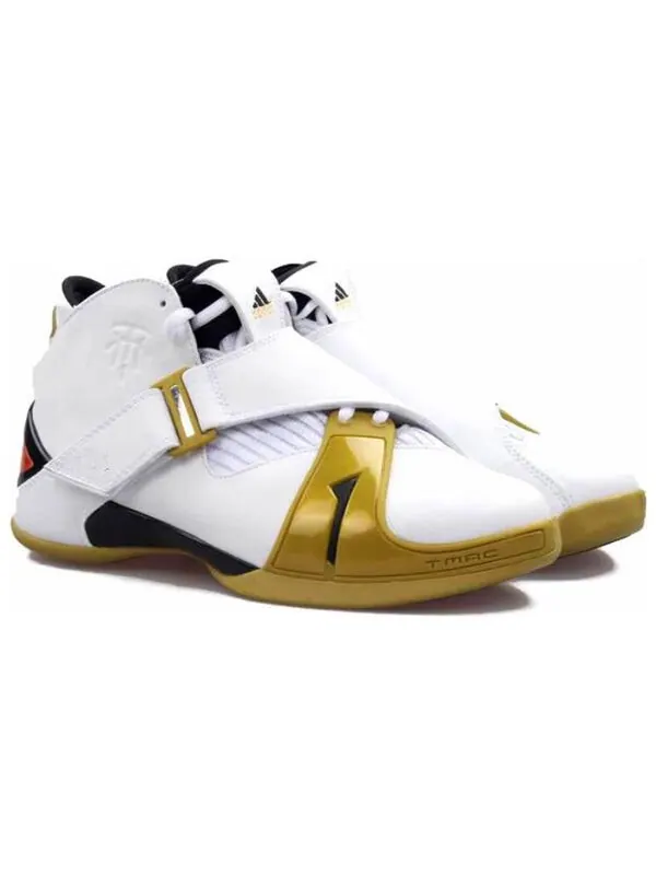 Кроссовки т мак 5 Adidas — изображение 2 из 4, белый/золотистый