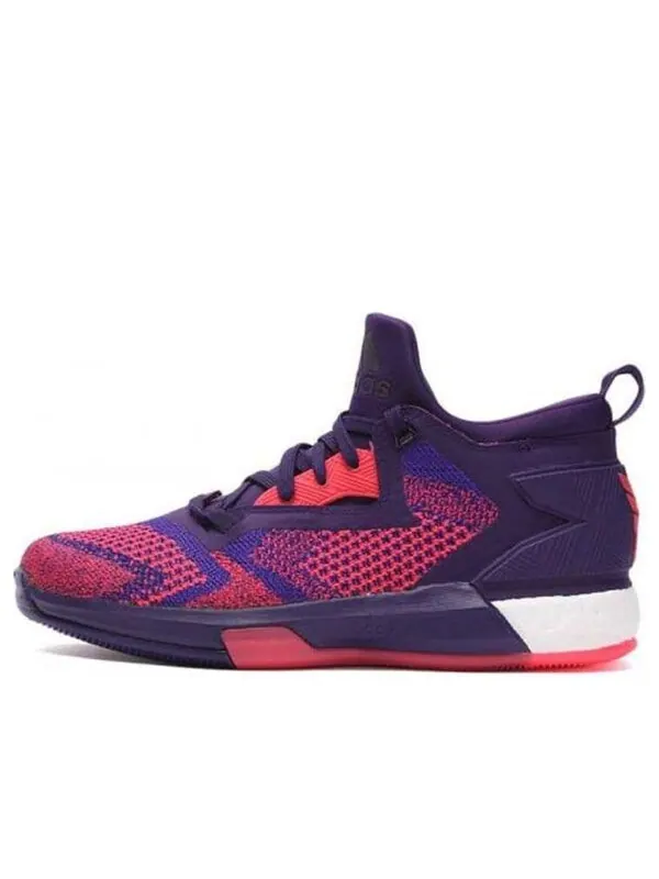 Кроссовки d lillard 2 boost low top Adidas — изображение 1 из 3, фиолетовый