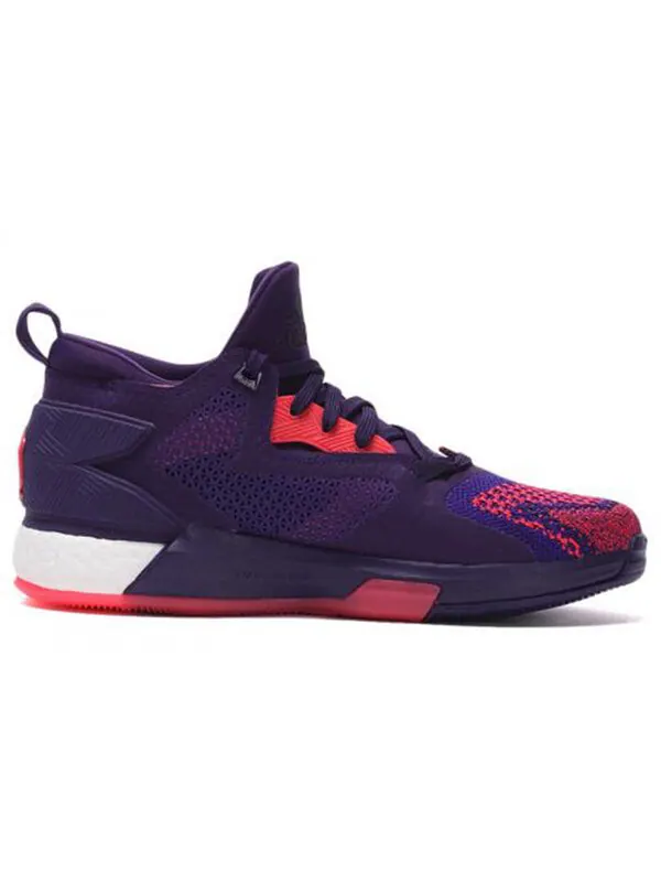 Кроссовки d lillard 2 boost low top Adidas — изображение 2 из 3, фиолетовый