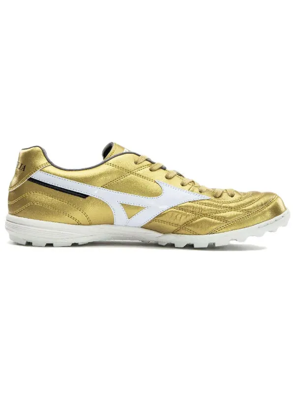 Кроссовки morelia ul tf turf japan 'gold white' Mizuno — изображение 2 из 4, золотистый/белый