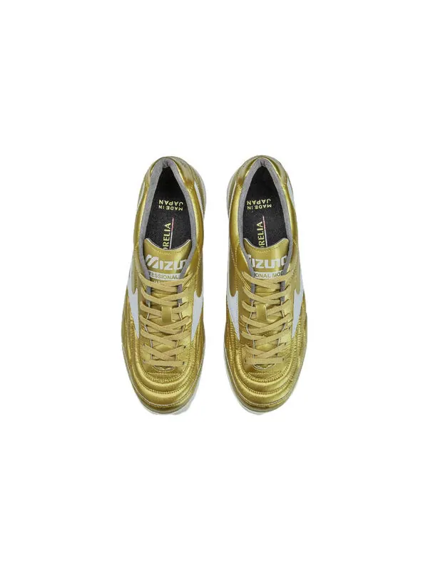 Кроссовки morelia ul tf turf japan 'gold white' Mizuno — изображение 3 из 4, золотистый/белый