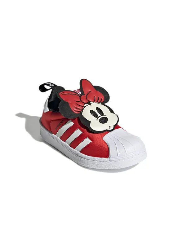 Кроссовки disney x superstar 360 little kid Adidas — изображение 3 из 4, красный/белый