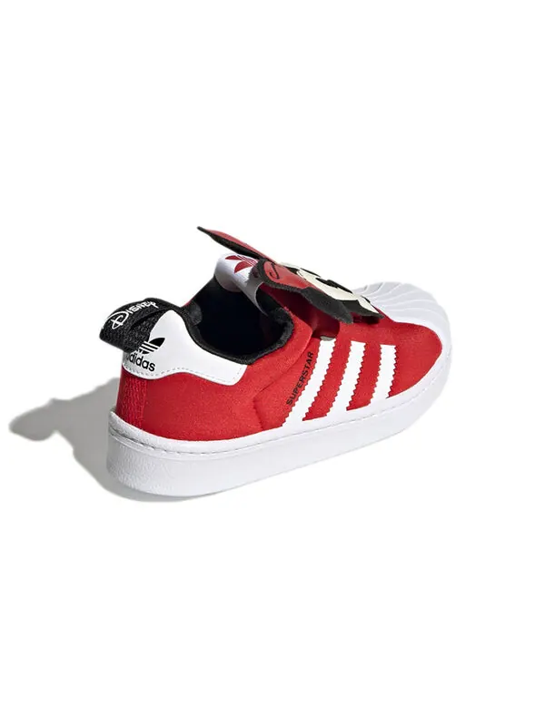 Кроссовки disney x superstar 360 little kid Adidas — изображение 4 из 4, красный/белый