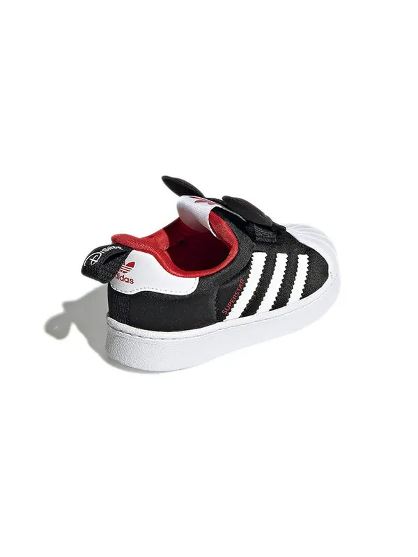 Кроссовки disney x superstar 360 Adidas — изображение 4 из 4, черный/белый