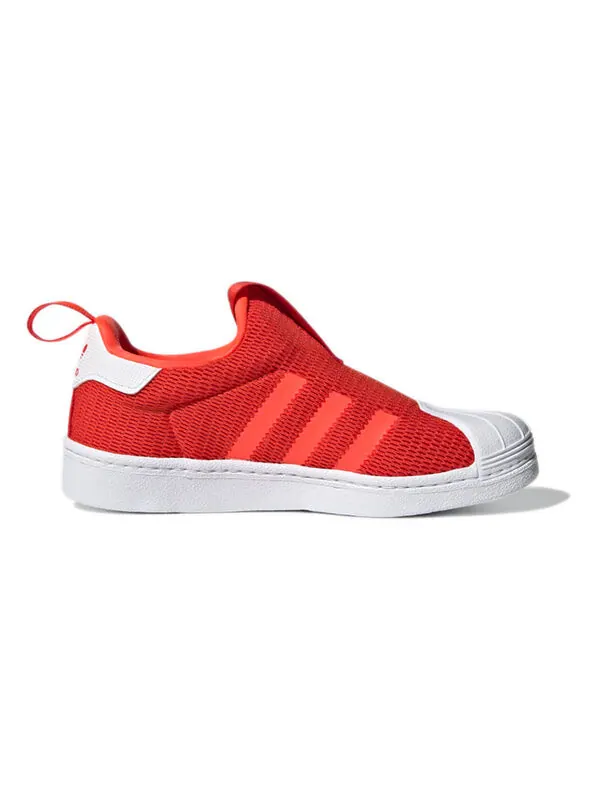 Кроссовки суперзвезда 360 j Adidas — изображение 2 из 4, красный/белый