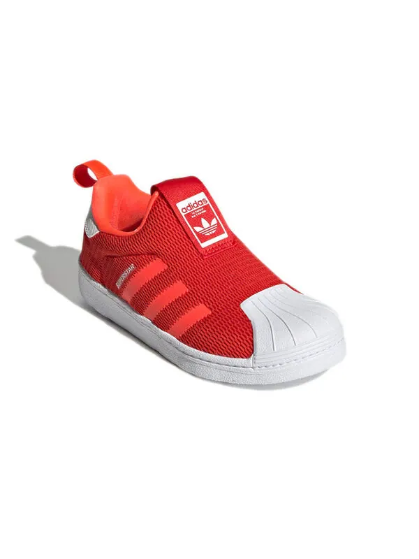 Кроссовки суперзвезда 360 j Adidas — изображение 3 из 4, красный/белый
