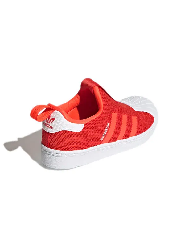 Кроссовки суперзвезда 360 j Adidas — изображение 4 из 4, красный/белый