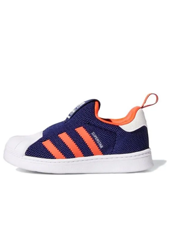 Кроссовки superstar 360 детские Adidas — изображение 1 из 4, синий/оранжевый