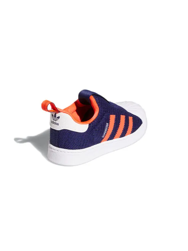 Кроссовки superstar 360 детские Adidas — изображение 4 из 4, синий/оранжевый