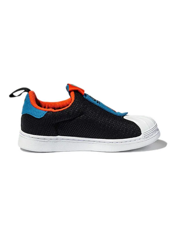 Кроссовки суперзвезда 360 xj Adidas — изображение 2 из 4, черный/оранжевый/белый