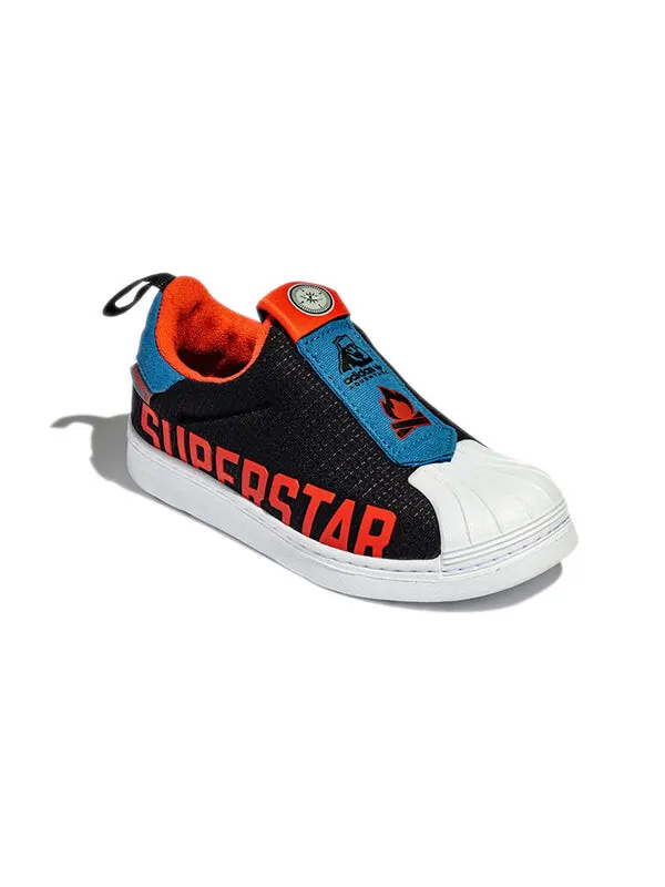 Кроссовки суперзвезда 360 xj Adidas — изображение 3 из 4, черный/оранжевый/белый