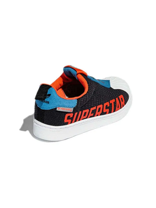 Кроссовки суперзвезда 360 xj Adidas — изображение 4 из 4, черный/оранжевый/белый