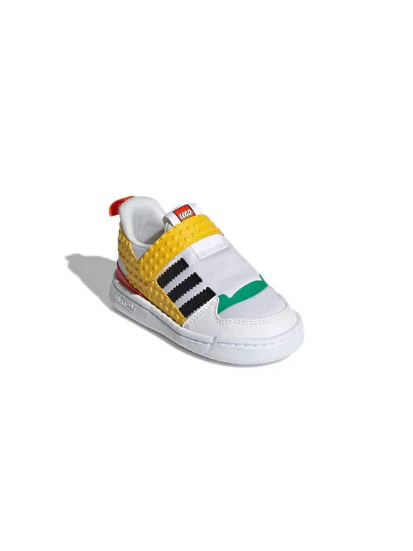 Кроссовки lego x форум 360 Adidas — изображение 3 из 4, белый/черный/желтый