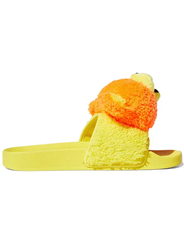 Тапочки jeremy scott x adilette slide 'js bear' Adidas — изображение 3 из 4, желтый