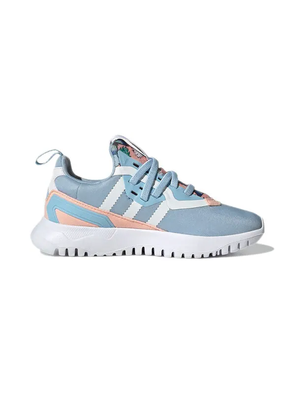 Кроссовки her studio london x original flex little kid 'colorful blossoms' Adidas — изображение 2 из 4, светлый синий